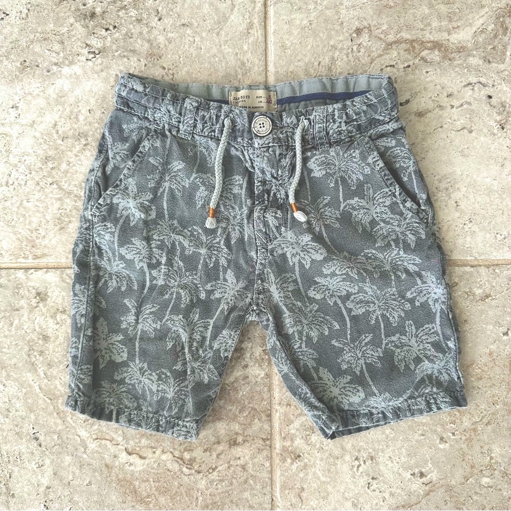 Zara Kids Palms Shorts Size 5